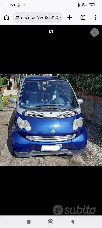 Usata Smart ForTwo Coupé Passion 2002 Coupé