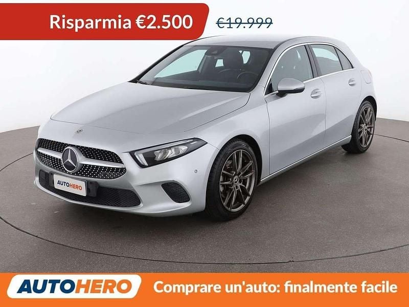 Usata Mercedes A200 163 CV (119 kW) 2019 Argento Berlina