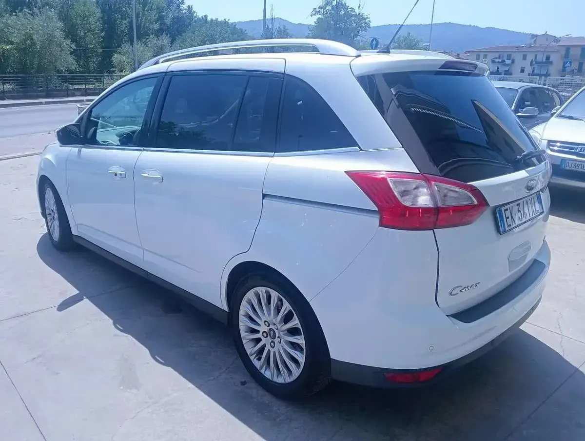 Usata Ford C-MAX Titanium 116 CV (85 kW) 2012 Bianco Monovolume