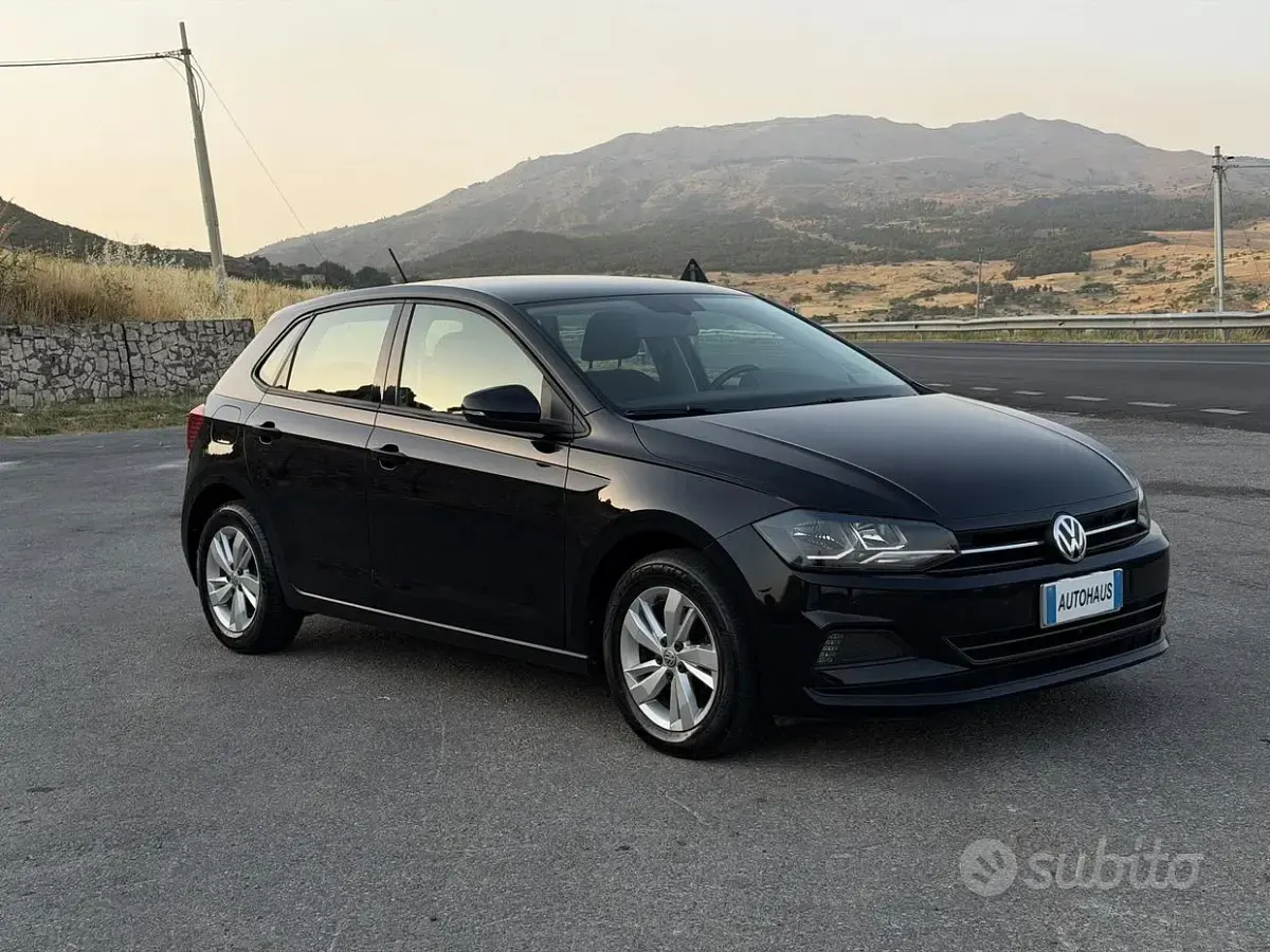 Usata VW Polo Highline 80 CV (58 kW) 2019 Nero Utilitaria
