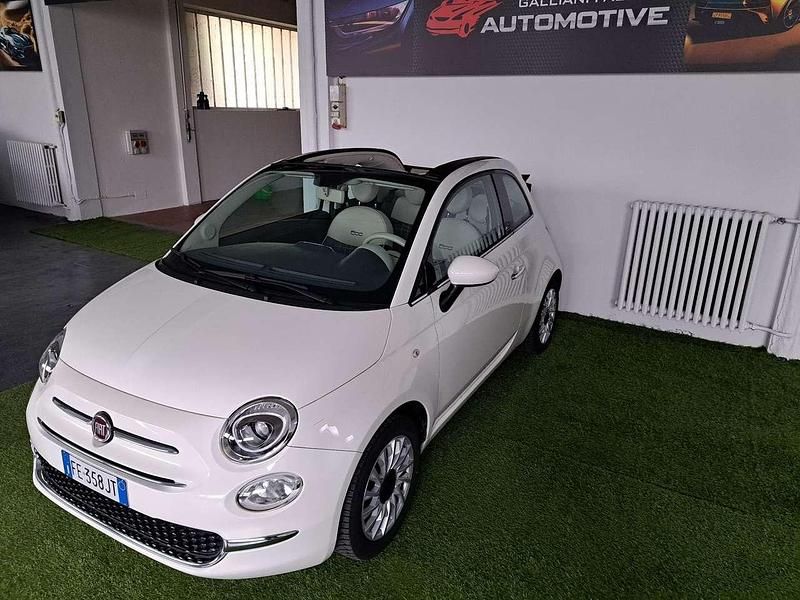 Usata Fiat 500C Lounge 69 CV (50 kW) 2016 Bianco Cabrio