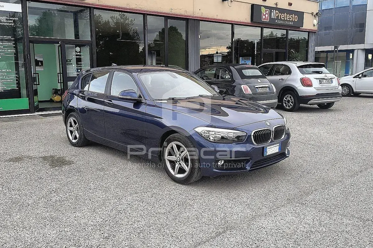 Usata BMW 118 Advantage 150 CV (110 kW) 2016 Blu Utilitaria