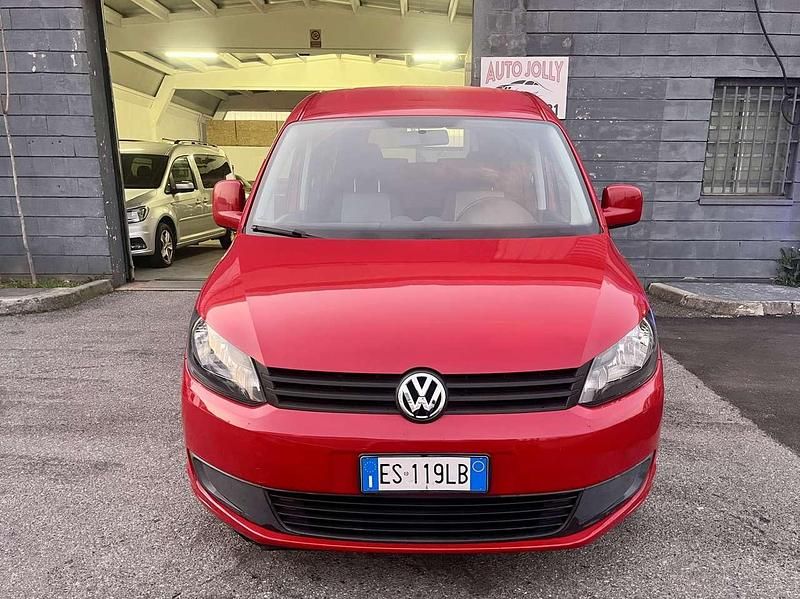Usata VW Caddy Maxi 102 CV (75 kW) 2013 Rosso Monovolume