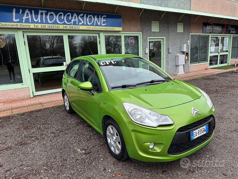 Usata Citroën C3 Style 73 CV (53 kW) 2010 Verde Utilitaria