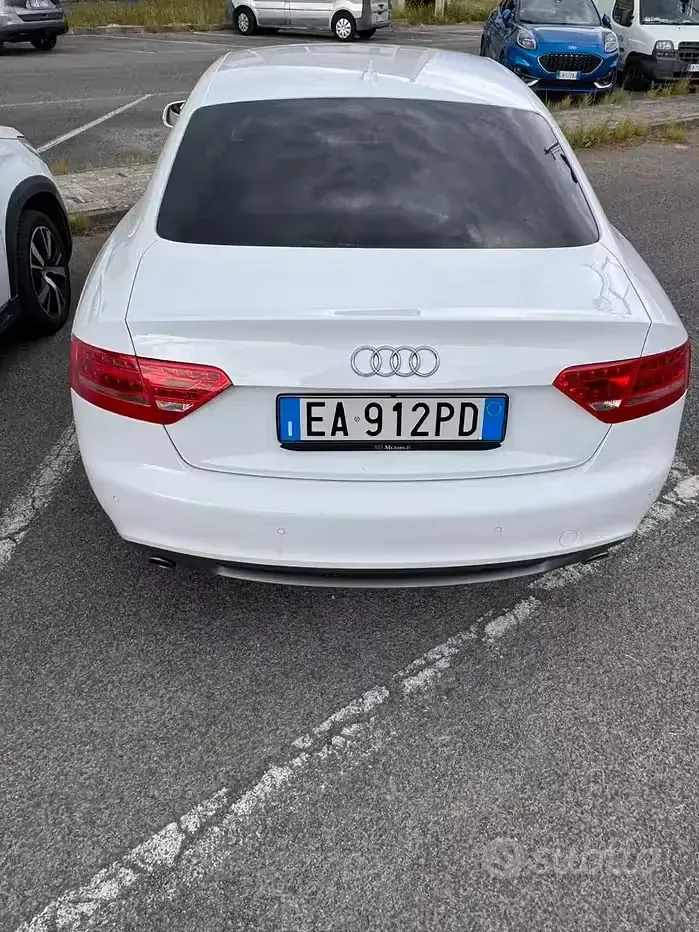 Usata Audi A5 Ambition 190 CV (139 kW) 2010 Bianco Coupé