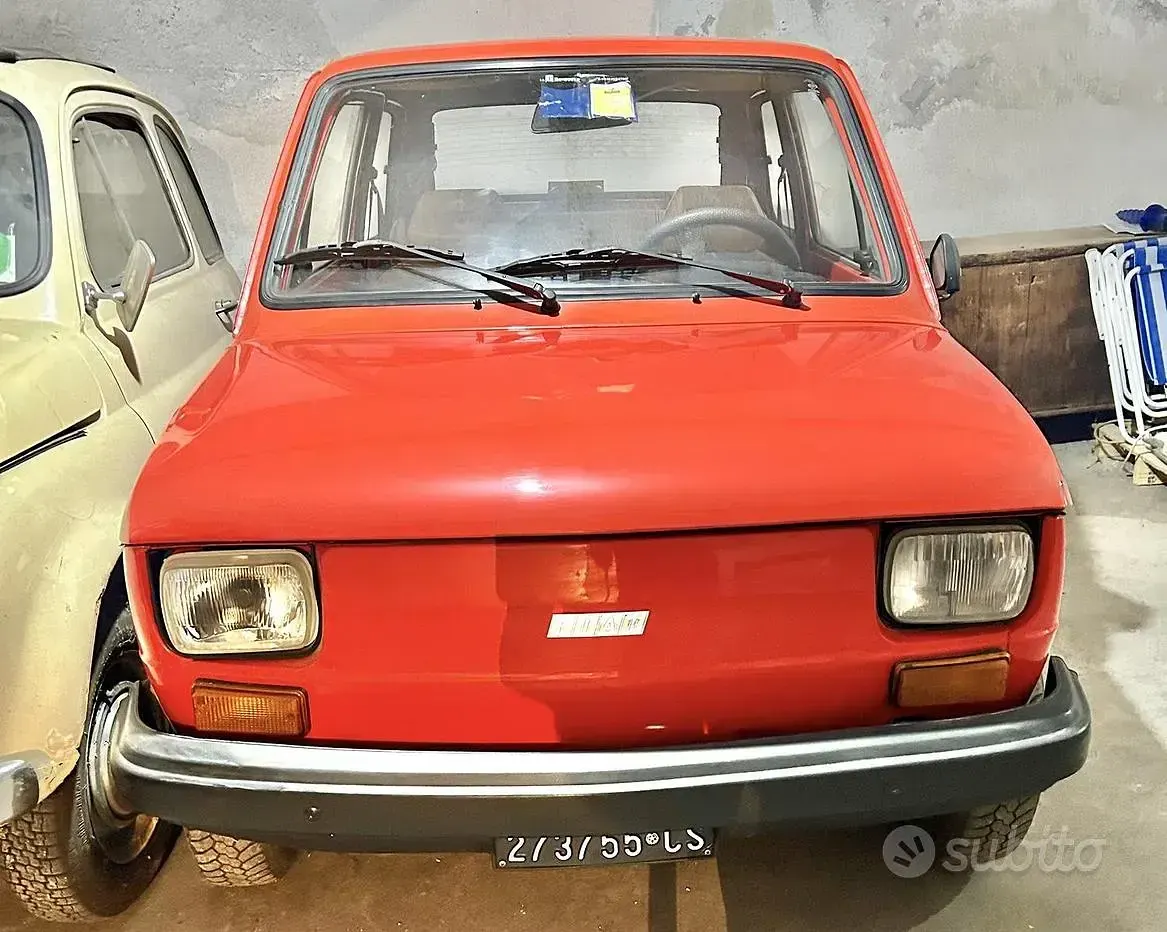 Usata Fiat 126 23 CV (16 kW) 1982 Rosso Utilitaria