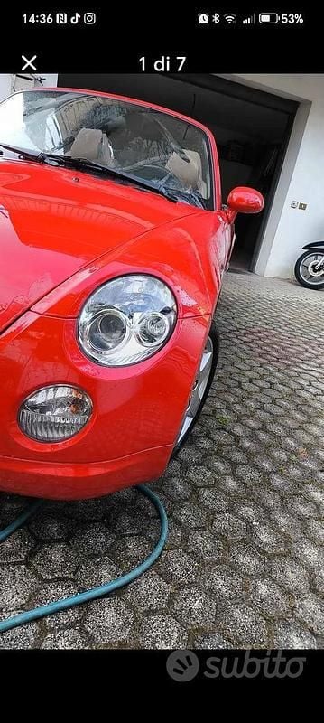Rosso Usata 2008 Daihatsu Copen Cabrio | 12.500 € - Immagine 1/4