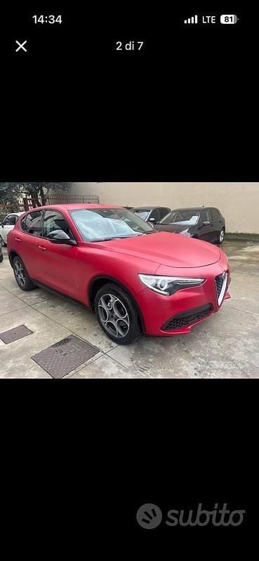 Usata Alfa Romeo Stelvio 280 CV (205 kW) 2017 Rosso SUV