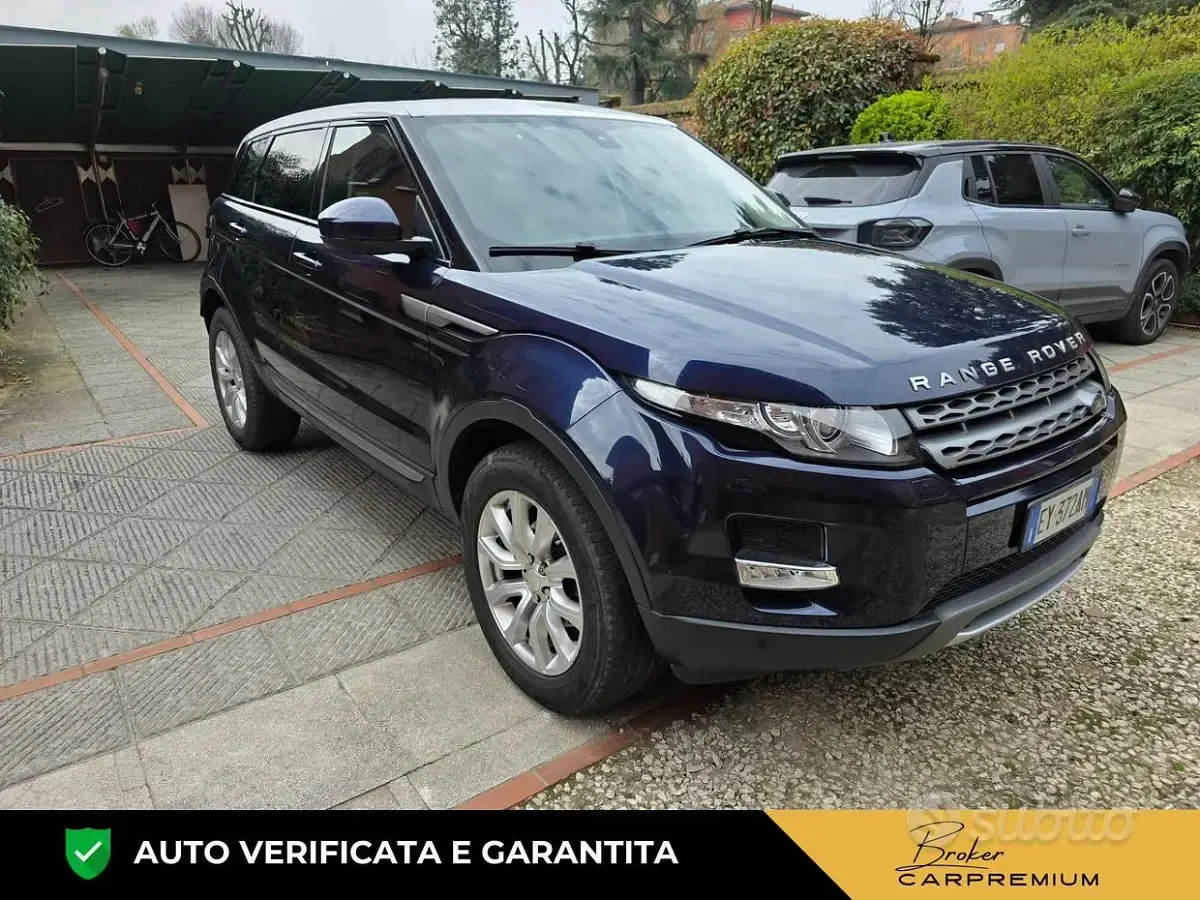 Usata Land Rover Range Rover evoque Pure 150 CV (110 kW) 2015 Blu SUV