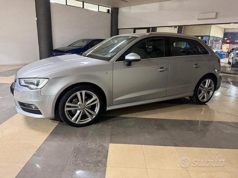 Usata Audi A3 Ambition 110 CV (80 kW) 2014 Argento Berlina