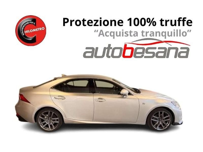 Usata Lexus IS300h Sport Line 181 CV (133 kW) 2013 Argento Berlina