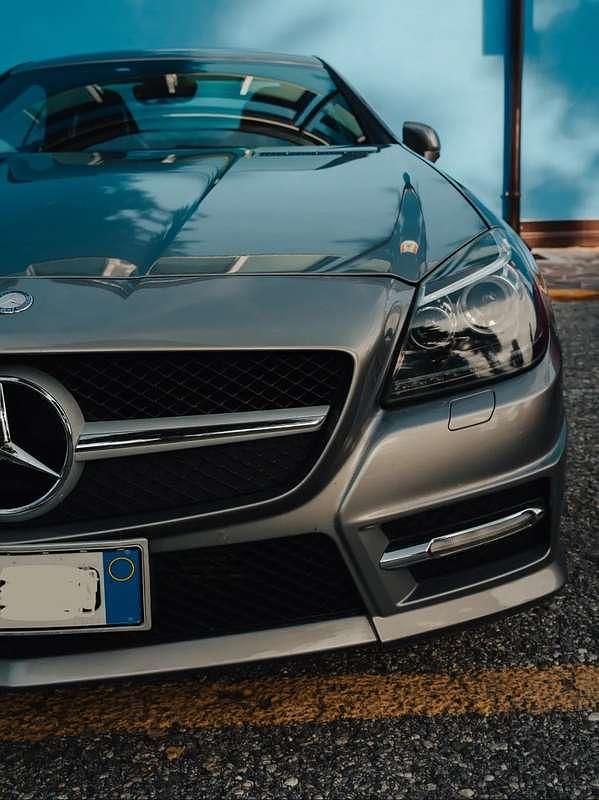 Usata Mercedes SLK200 184 CV (135 kW) 2011 Grigio Cabrio