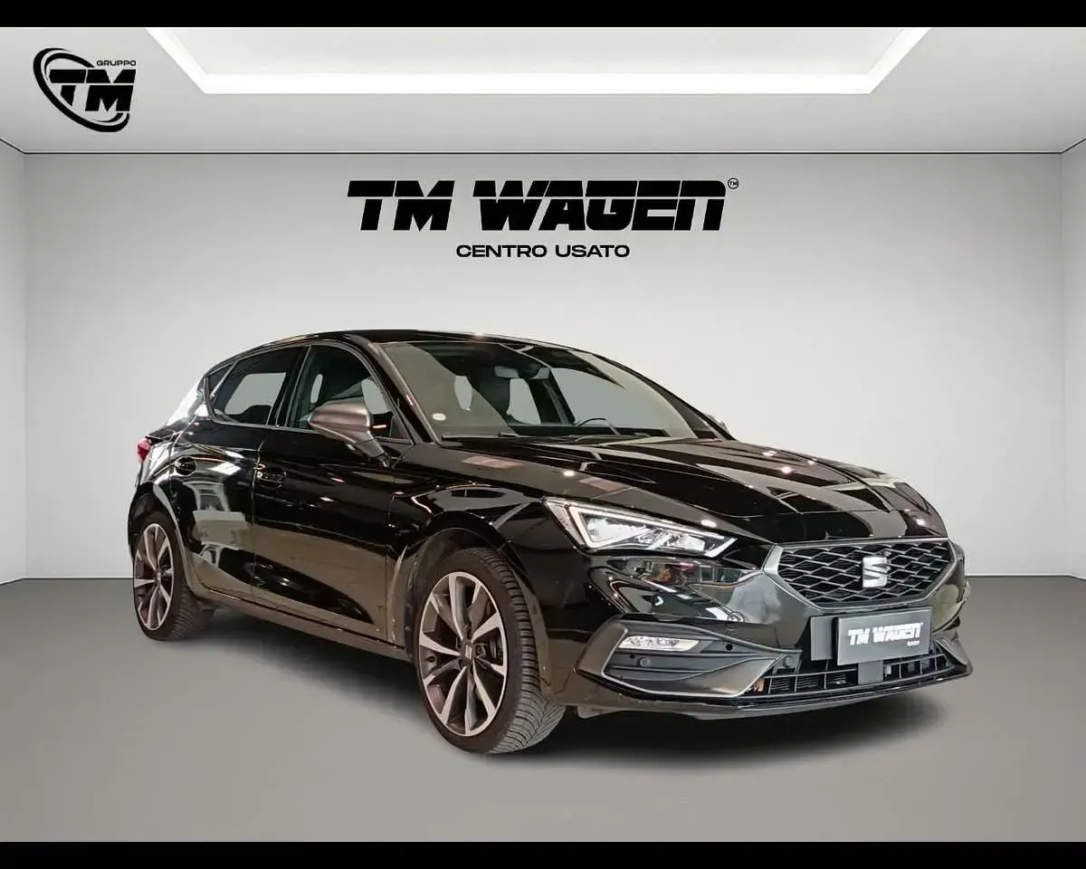 Usata Seat Leon FR 150 CV (110 kW) 2021 Nero Berlina