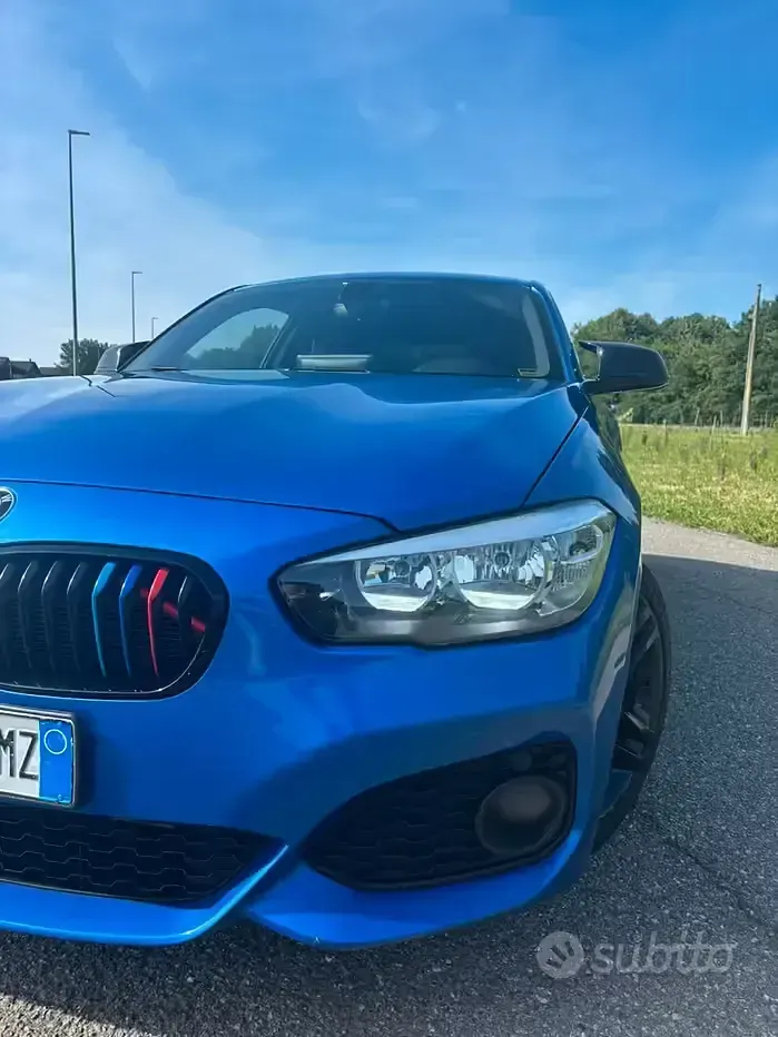 Usata BMW 116 M Sport 116 CV (85 kW) 2016 Blu Utilitaria