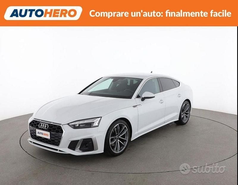 Usata Audi A5 S-Line 163 CV (119 kW) 2021 Bianco Coupé