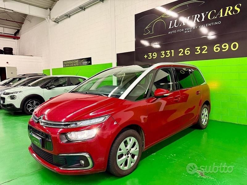 Usata Citroën C4 SpaceTourer Shine 131 CV (96 kW) 2019 Rosso Monovolume