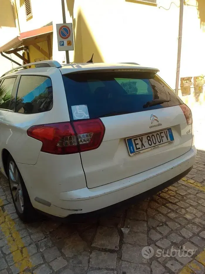 Usata Citroën C5 163 CV (119 kW) 2014 Bianco Station wagon