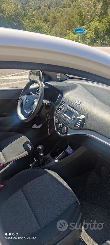 Usata Kia Picanto 65 CV (47 kW) 2015 Bianco Utilitaria