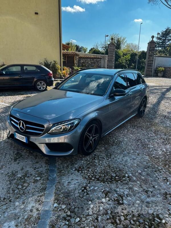 Grigio Usata 2016 Mercedes C220 AMG line Station wagon | 15.900 € (Buon prezzo) - Immagine 1/4