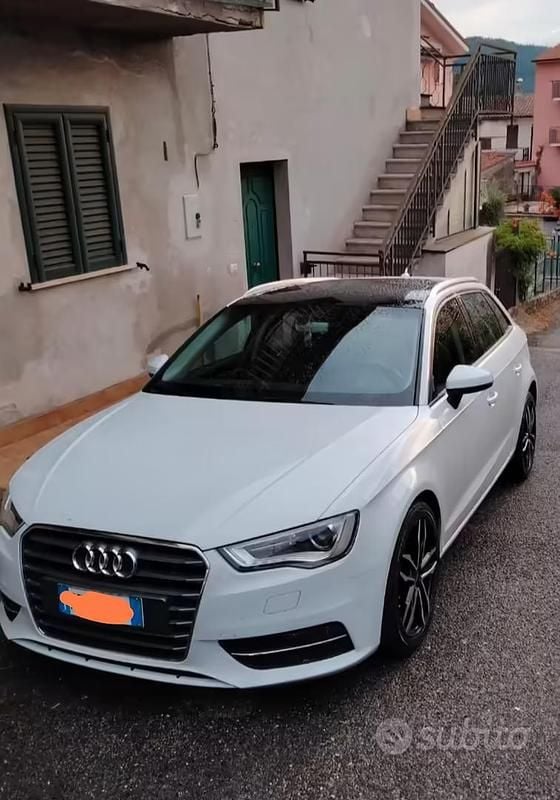 Usata Audi A3 Ambition 150 CV (110 kW) 2016 Bianco Berlina