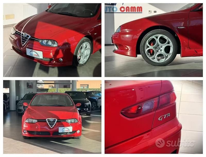 Usata Alfa Romeo 156 GTA 250 CV (183 kW) 2003 Rosso Berlina