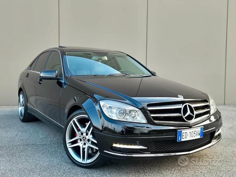 Usata Mercedes C350 Avantgarde 231 CV (169 kW) 2010 Nero Berlina
