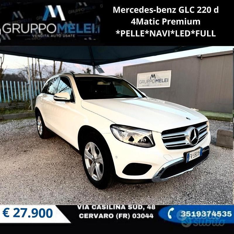 Bianco Usata 2019 Mercedes GLC220 Premium SUV | 27.900 € (Buon prezzo) - Immagine 1/4