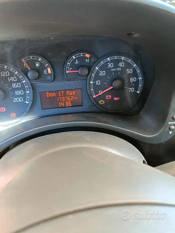 Usata Fiat Panda 77 CV (56 kW) 2007 Rosso Utilitaria