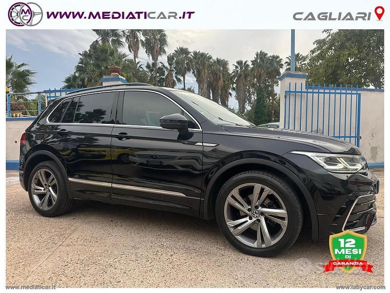 Usata VW Tiguan R-line 150 CV (110 kW) 2023 Nero SUV