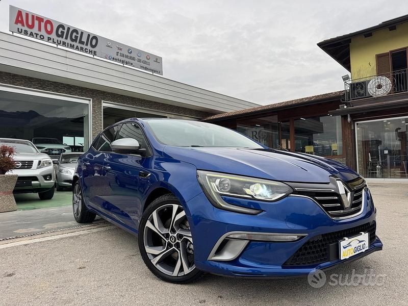 Usata Renault Mégane GT Line GT-Line 131 CV (96 kW) 2017 Blu Berlina