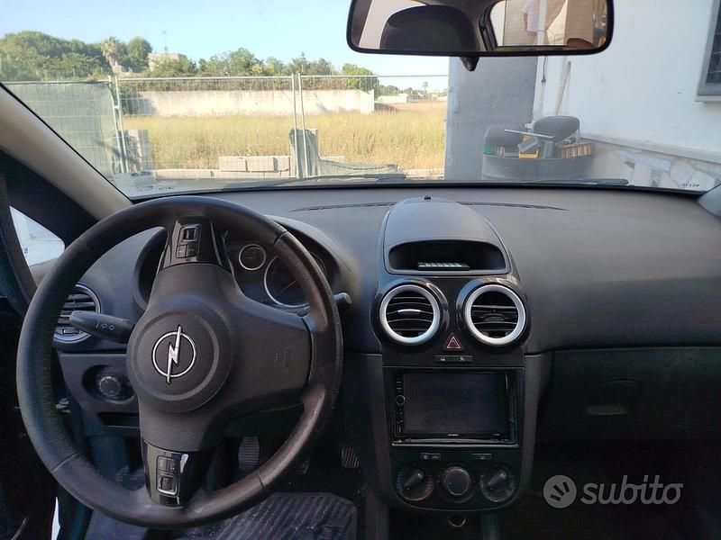 Usata Opel Corsa 2007 Nero Utilitaria