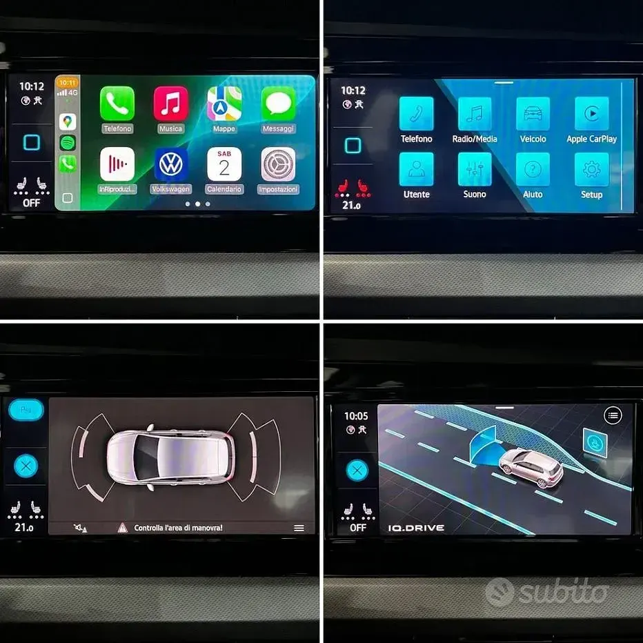 Usata VW Golf VIII Life 90 CV (66 kW) 2020 Nero Berlina