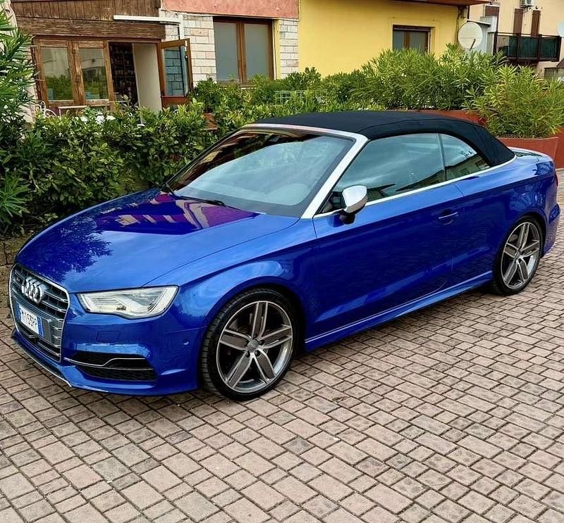 Blu/azzurro Usata 2015 Audi S3 Cabriolet Ambiente Cabrio | 38.500 € - Immagine 1/4