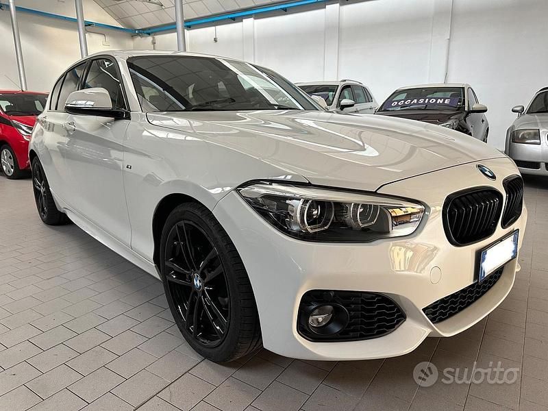 Usata BMW 116 M Sport 109 CV (80 kW) 2019 Bianco Utilitaria