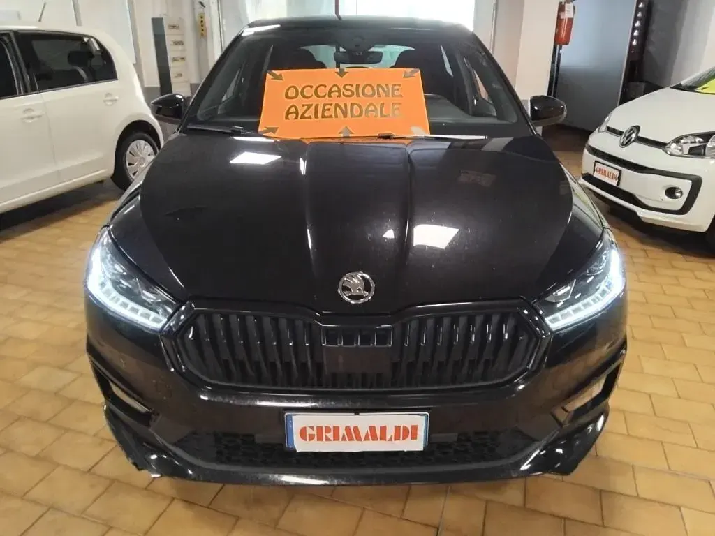 Usata Skoda Fabia Monte Carlo 80 CV (58 kW) 2024 Nero tulipano / perlato Utilitaria