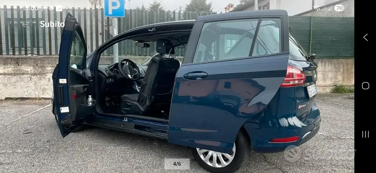 Usata Ford B-MAX 100 CV (73 kW) 2014 Blu Monovolume