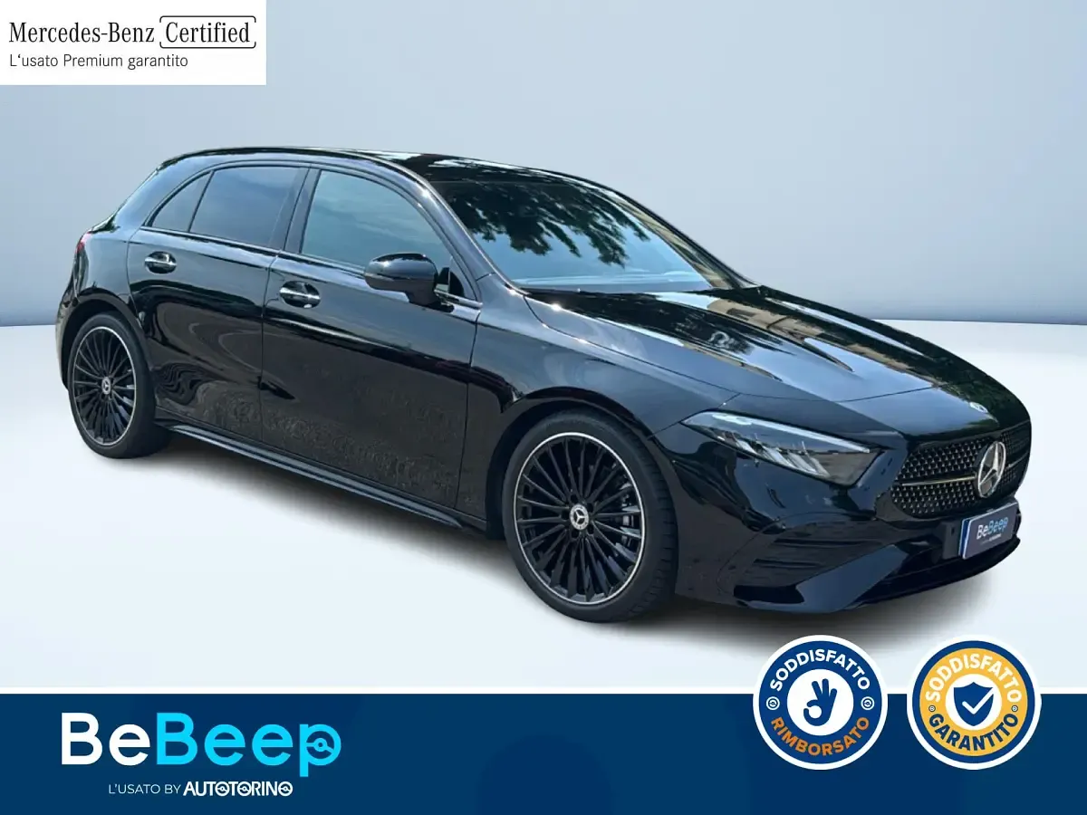 Usata Mercedes A180 Advanced Plus 136 CV (100 kW) 2023 Nero metallizzato Berlina