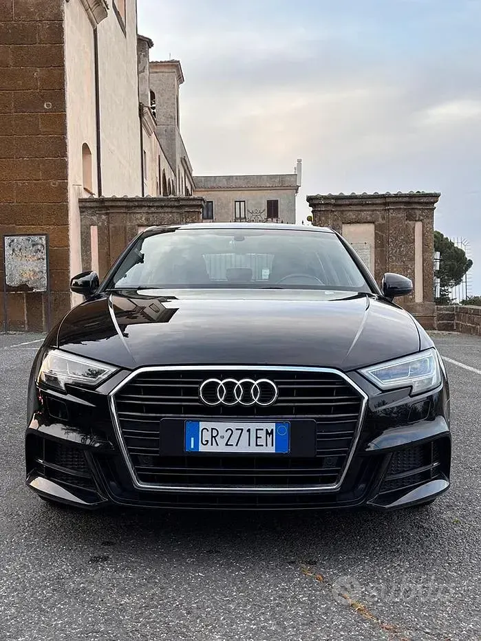 Usata Audi A3 S-Line 150 CV (110 kW) 2020 Nero Berlina