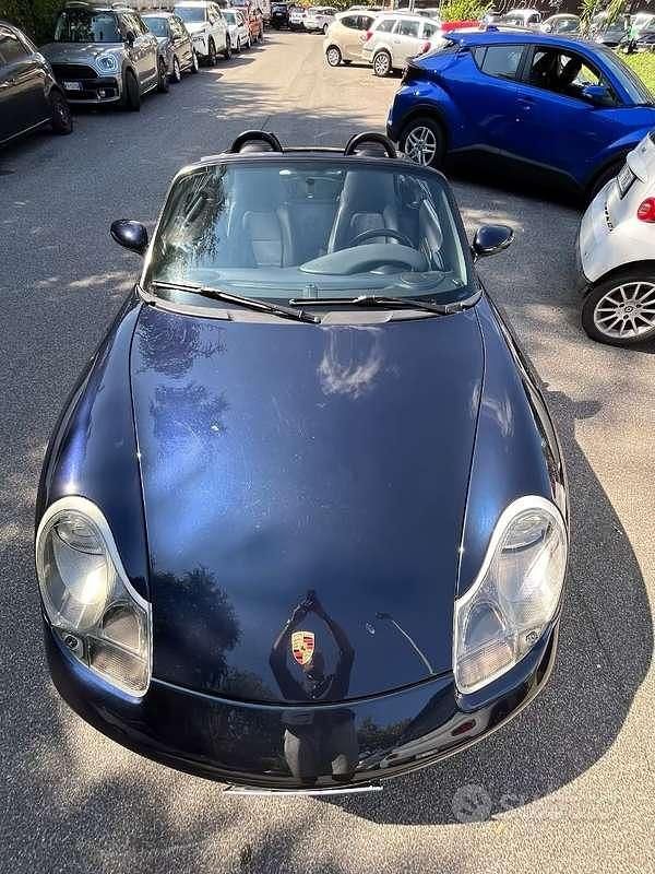 Usata Porsche Boxster 228 CV (167 kW) 2004 Blu/azzurro Cabrio