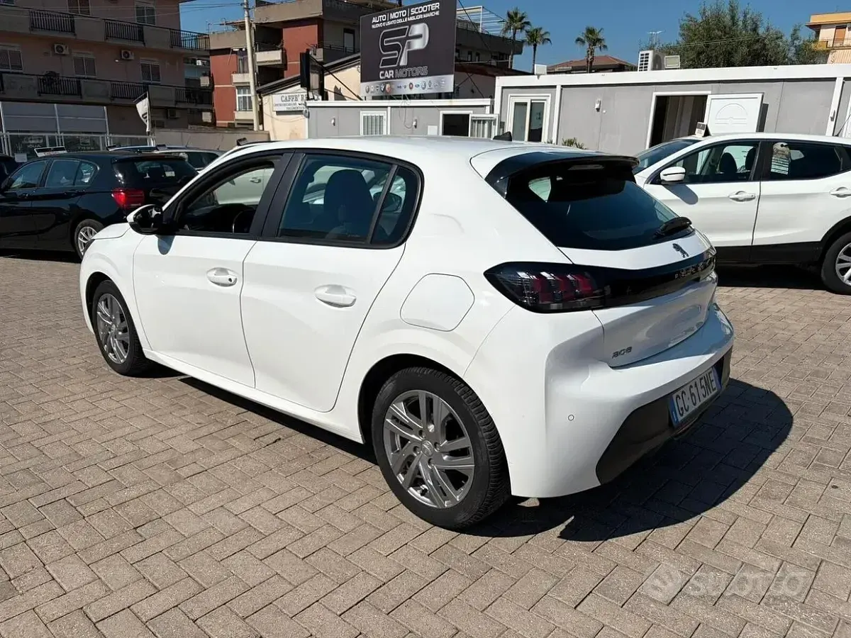 Usata Peugeot 208 Active 75 CV (55 kW) 2020 Bianco Utilitaria