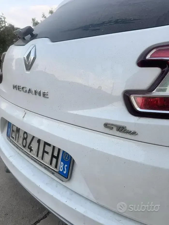 Usata Renault Mégane GT Line GT-Line 110 CV (80 kW) 2012 Bianco Station wagon
