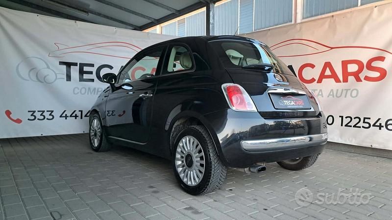 Usata Fiat 500 Lounge 69 CV (50 kW) 2009 Nero Cabrio