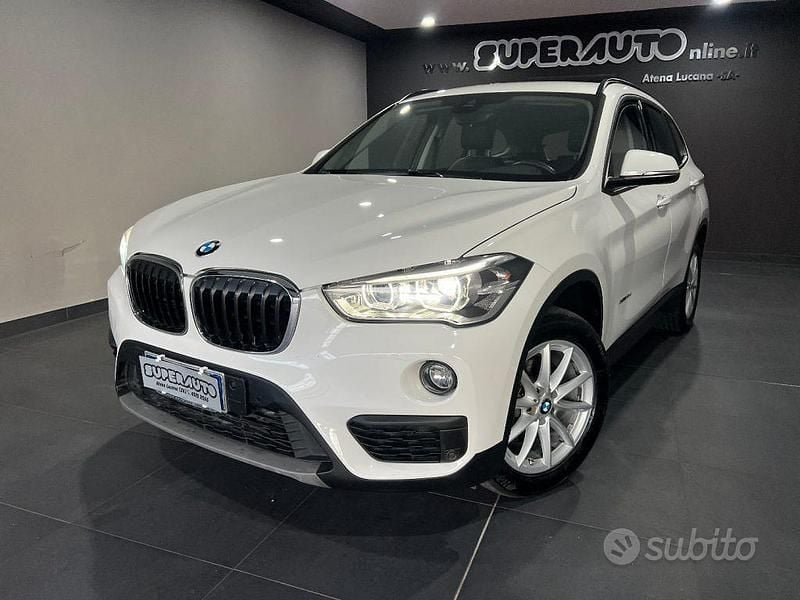 Usata BMW X1 Advantage 150 CV (110 kW) 2018 Bianco SUV
