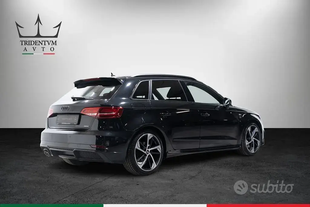 Usata Audi A3 Sport 190 CV (139 kW) 2019 Nero Berlina