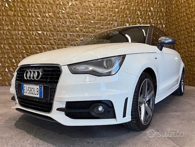 Usata Audi A1 S-Line 105 CV (77 kW) 2011 Bianco Utilitaria