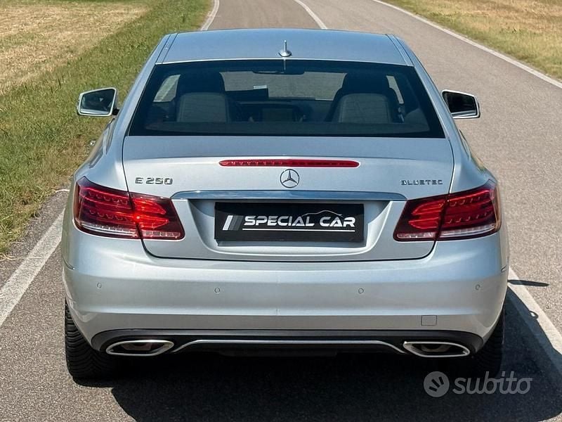 Usata Mercedes E250 204 CV (150 kW) 2015 Argento Coupé