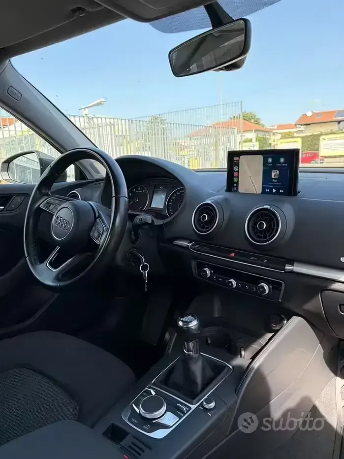 Usata Audi A3 116 CV (85 kW) 2017 Grigio Berlina