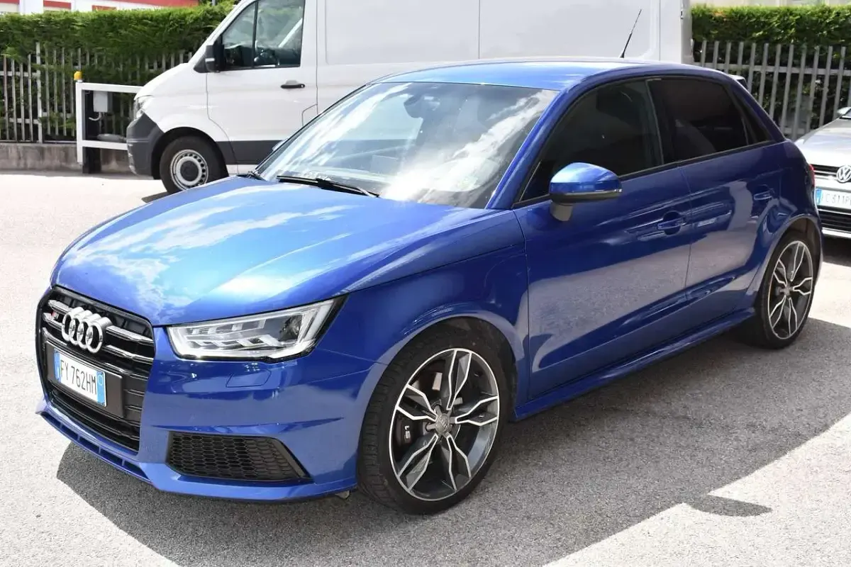 Usata Audi S1 Sportback Ambiente 231 CV (169 kW) 2018 Blu/azzurro Utilitaria