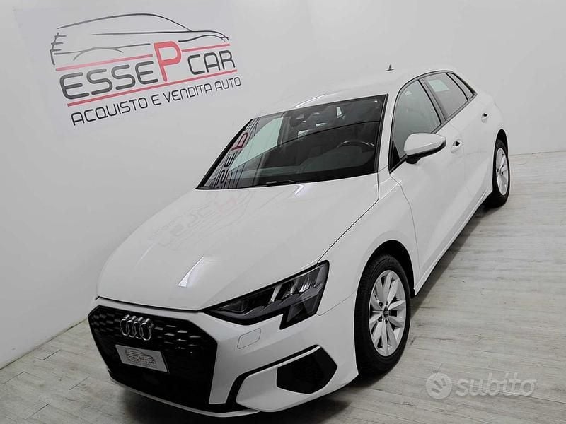 Usata Audi A3 150 CV (110 kW) 2021 Bianco Berlina