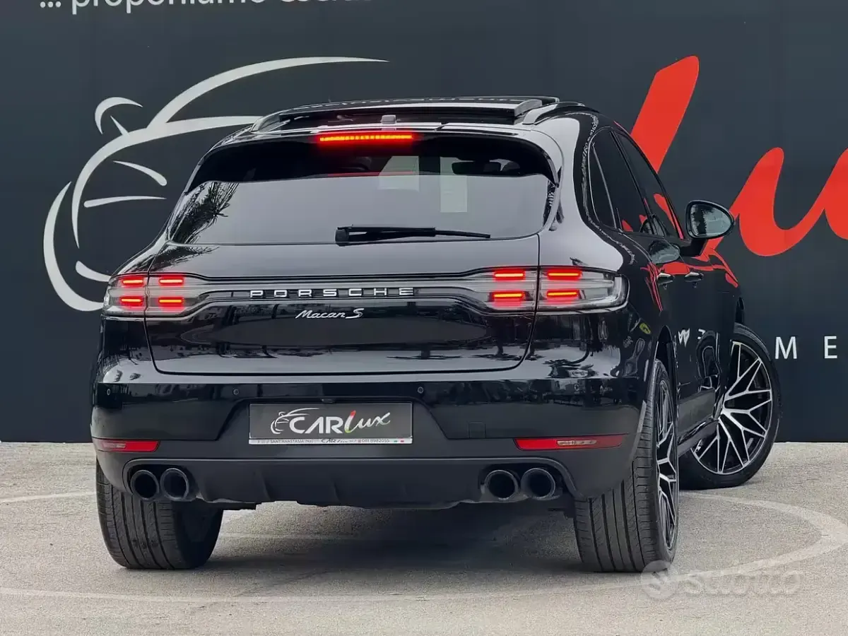 Usata Porsche Macan Turbo Sport 354 CV (260 kW) 2019 Nero SUV